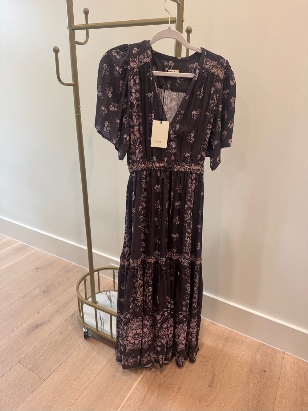 Spell Lavender Floral Maxi Dress - Picture 2 of 4